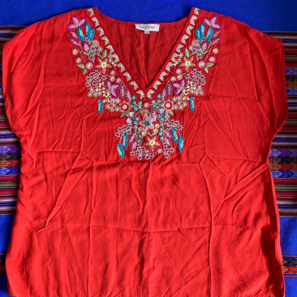 Solitaire Embroidered Blouse
